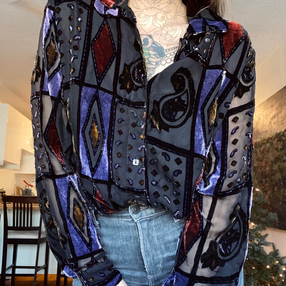 VINTAGE BLOUSE M